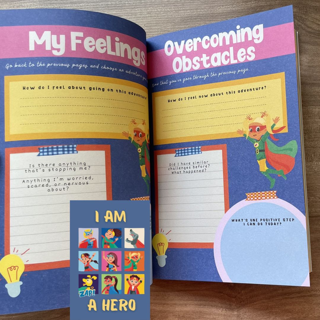 I Am a Hero: A Reflection Journal for Kids Based on the Hero’s Journey (by Dr. Victoria Ang-Nolasco) (softcover)