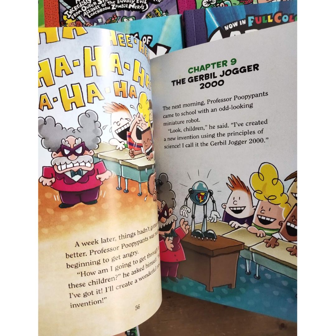 Captain Underpants COLORED (singles) brand new softcover