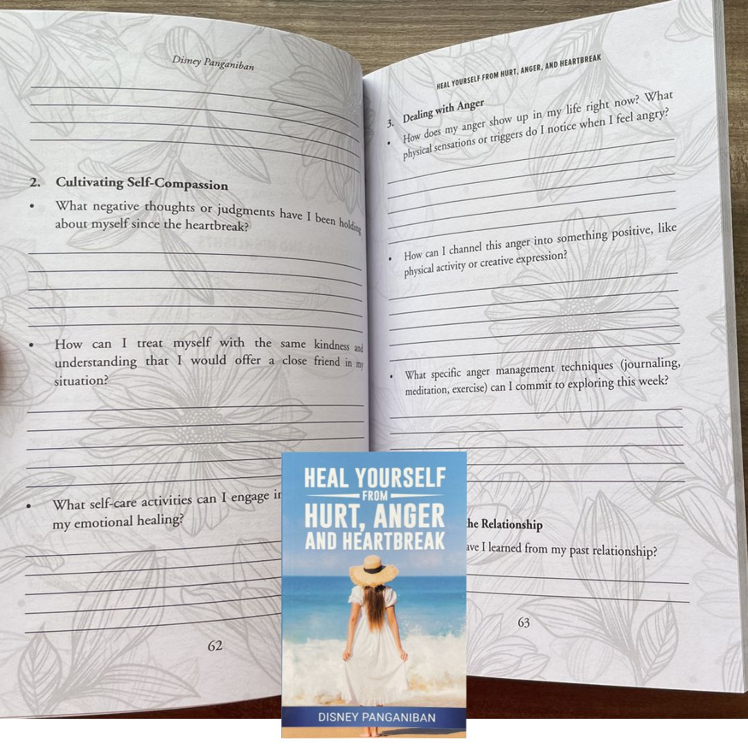 Heal Yourself From Hurt, Anger and Heartbreak (by Disney Panganiban) (brand new softcover)