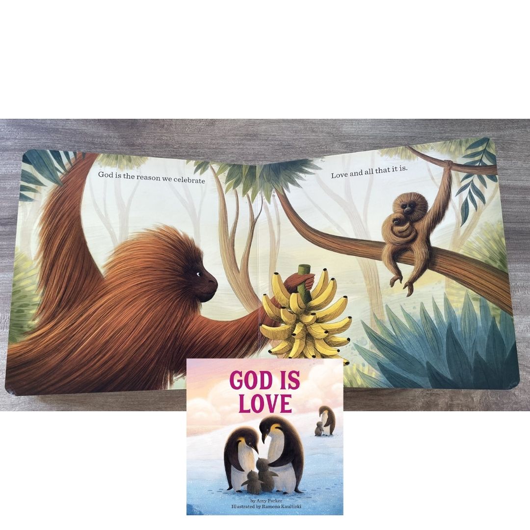 God Is Love by Amy Parker (brand new Board book) with SLIGHT DENTS on book cover