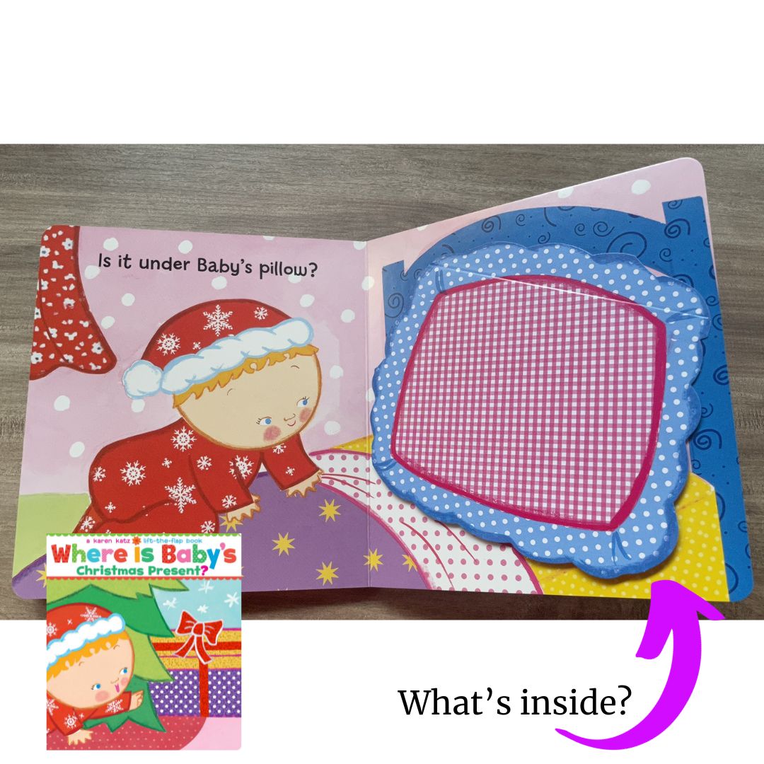 Where Is Baby's Christmas Present? (A Lift-the-Flap Board Book by Karen Katz)