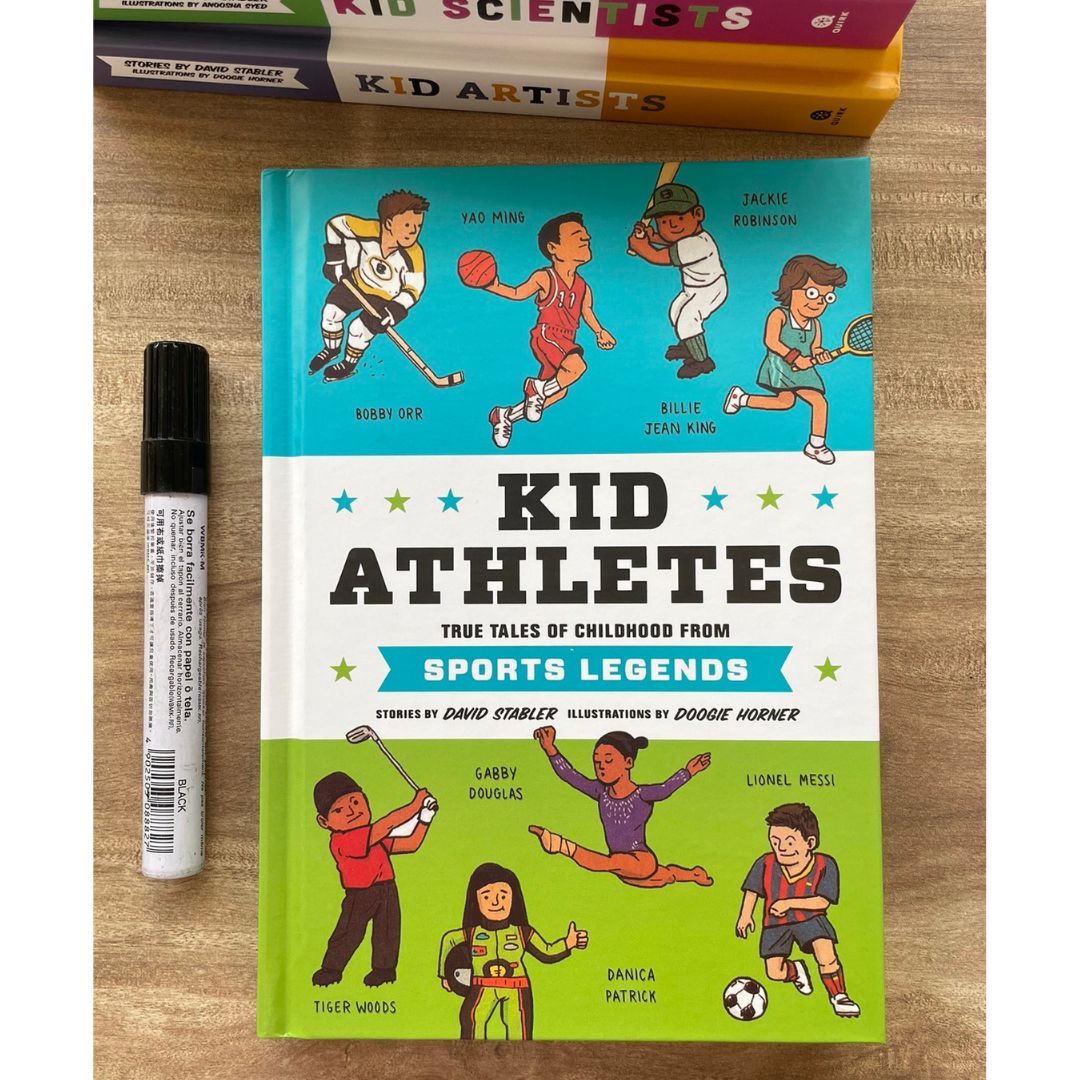 TRUE TALES OF CHILDHOOD series 5 books (brand new hardcover, no box, slight dents on book cover) - KID ARTISTS / ATHLETES / AUTHORS / PRESIDENTS / SCIENTISTS
