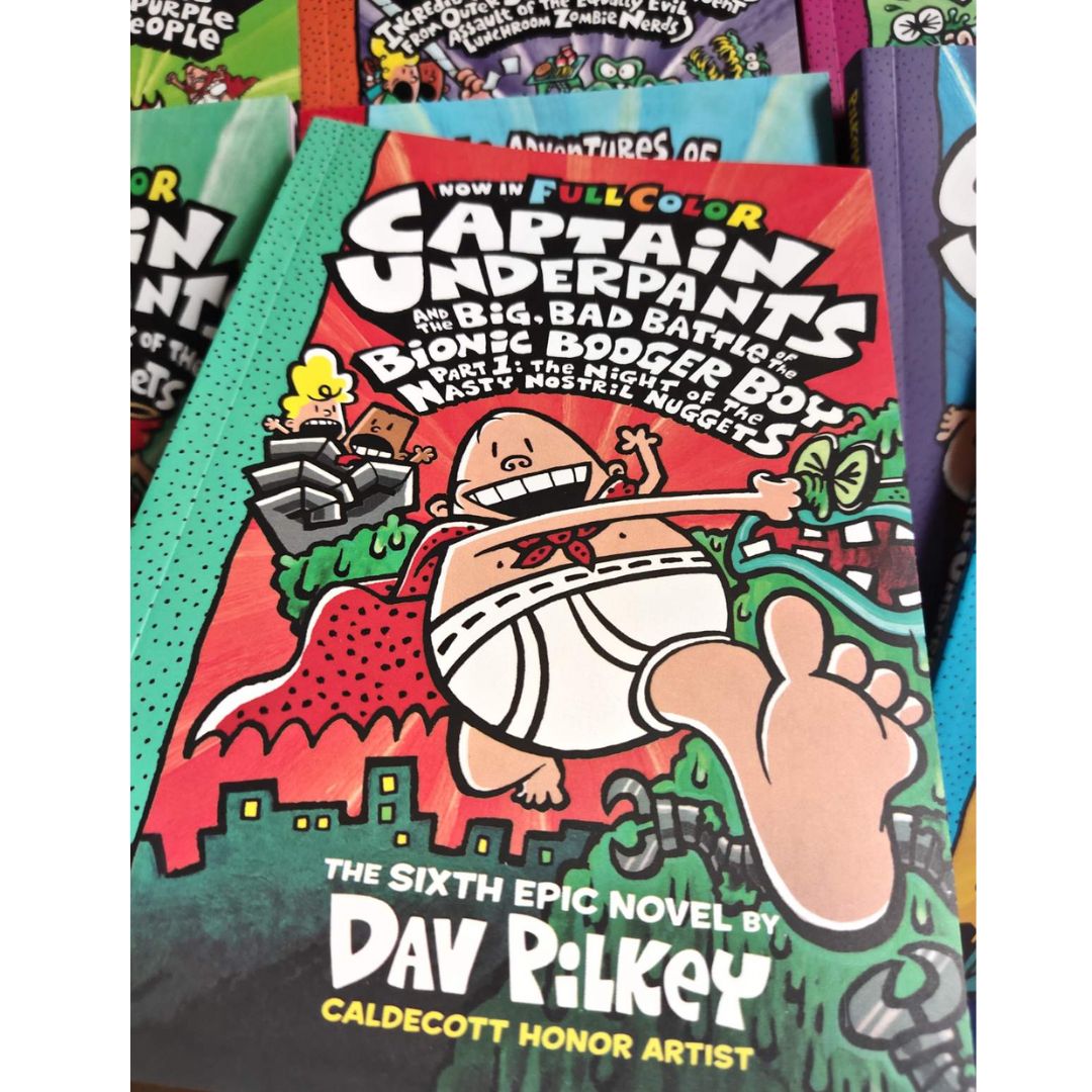 Captain Underpants COLORED (singles) brand new softcover