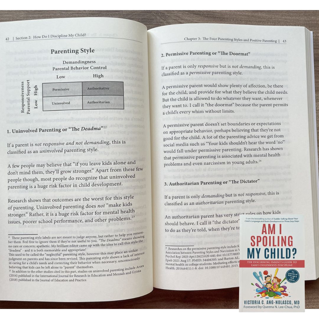 Am I Spoiling My Child? (brand new softcover) by Dr. Victoria Ang-Nolasco