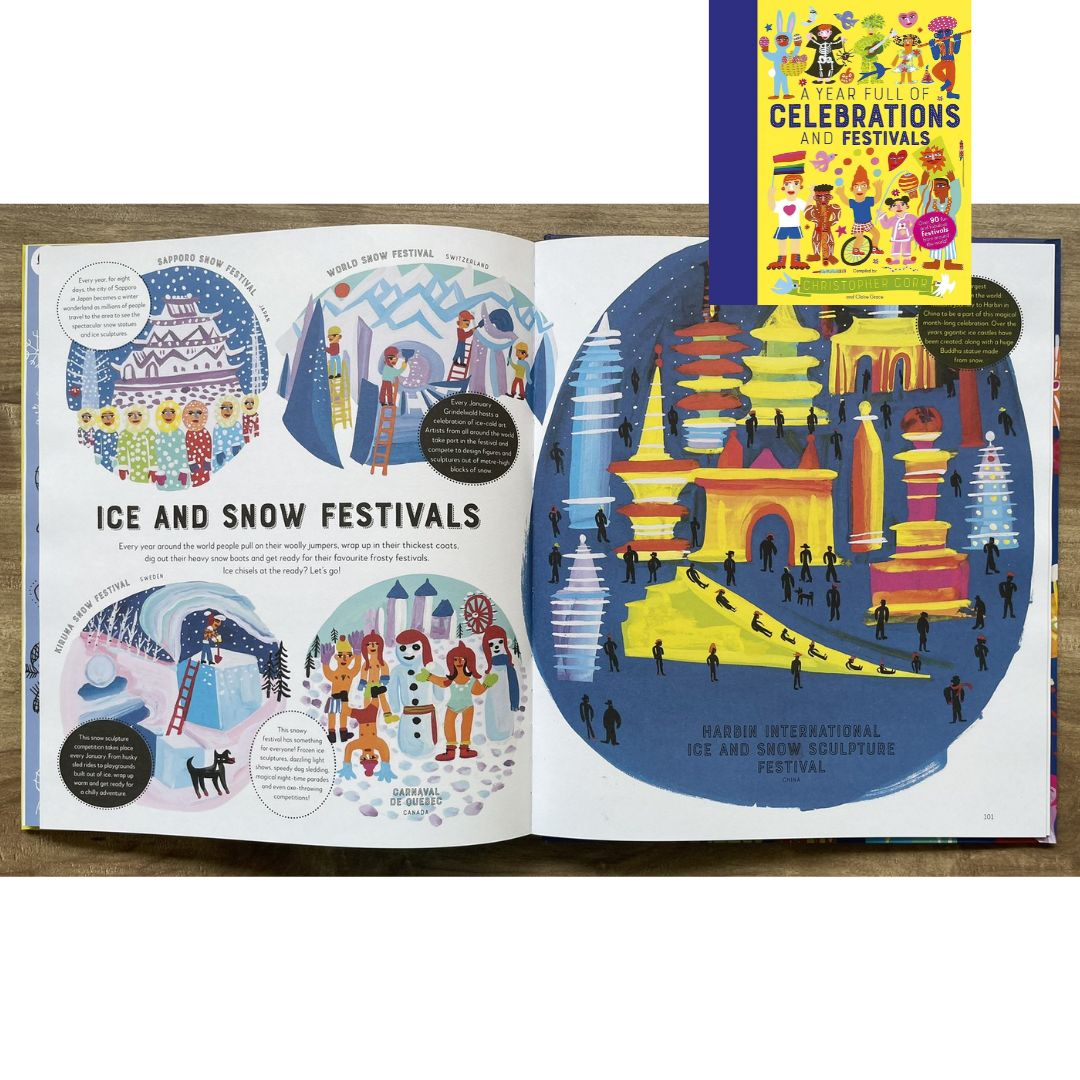 A Year Full of Celebrations and Festivals: Over 90 Fun and Fabulous Festivals from Around the World! (hardcover)