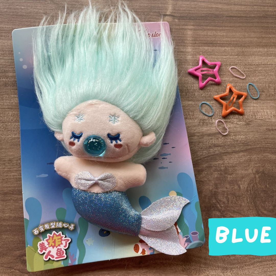 Mermaid Keychain (with hair clips) (SINGLES)