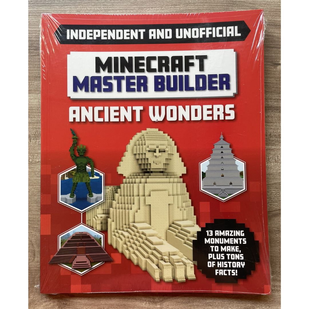 Minecraft Master Builder MINIGAMES // ANCIENT WONDERS (Independent & Unofficial) (SINGLES, brand new softcover)