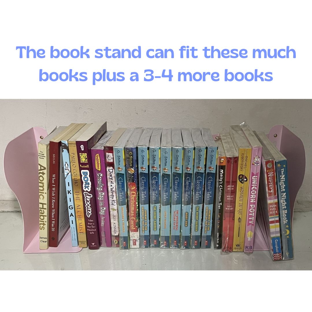 Foldable Metal Book Stand (Unicorn / Space)