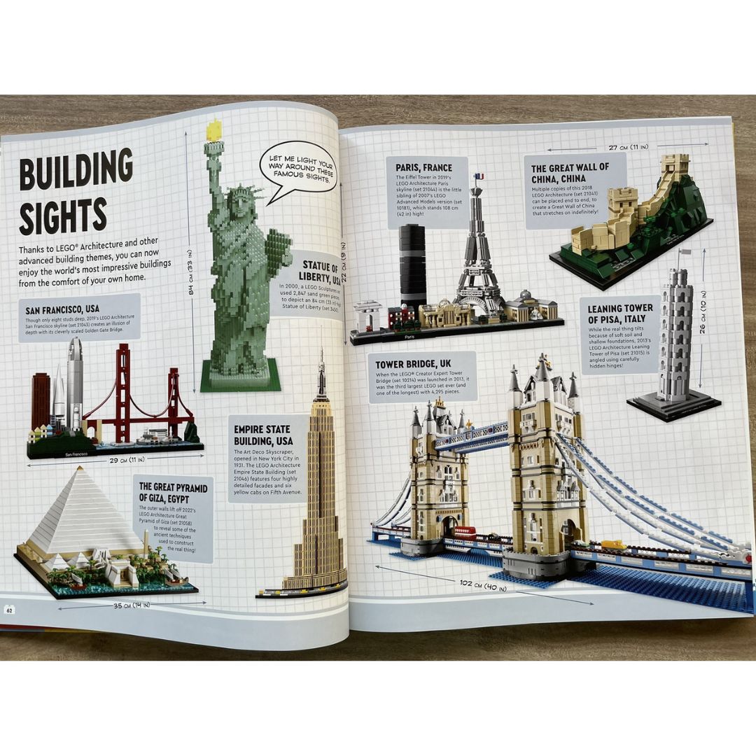 DK The Big Book of LEGO Facts (brand new hardcover, with slight dents on the book cover)
