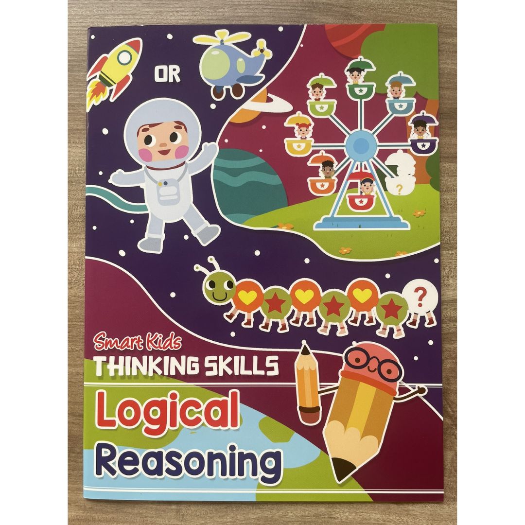 Smart Kids THINKING SKILLS - Cut and Paste / Same and Different / Logical Reasoning / Spatial Reasoning (SINGLES, softcover)