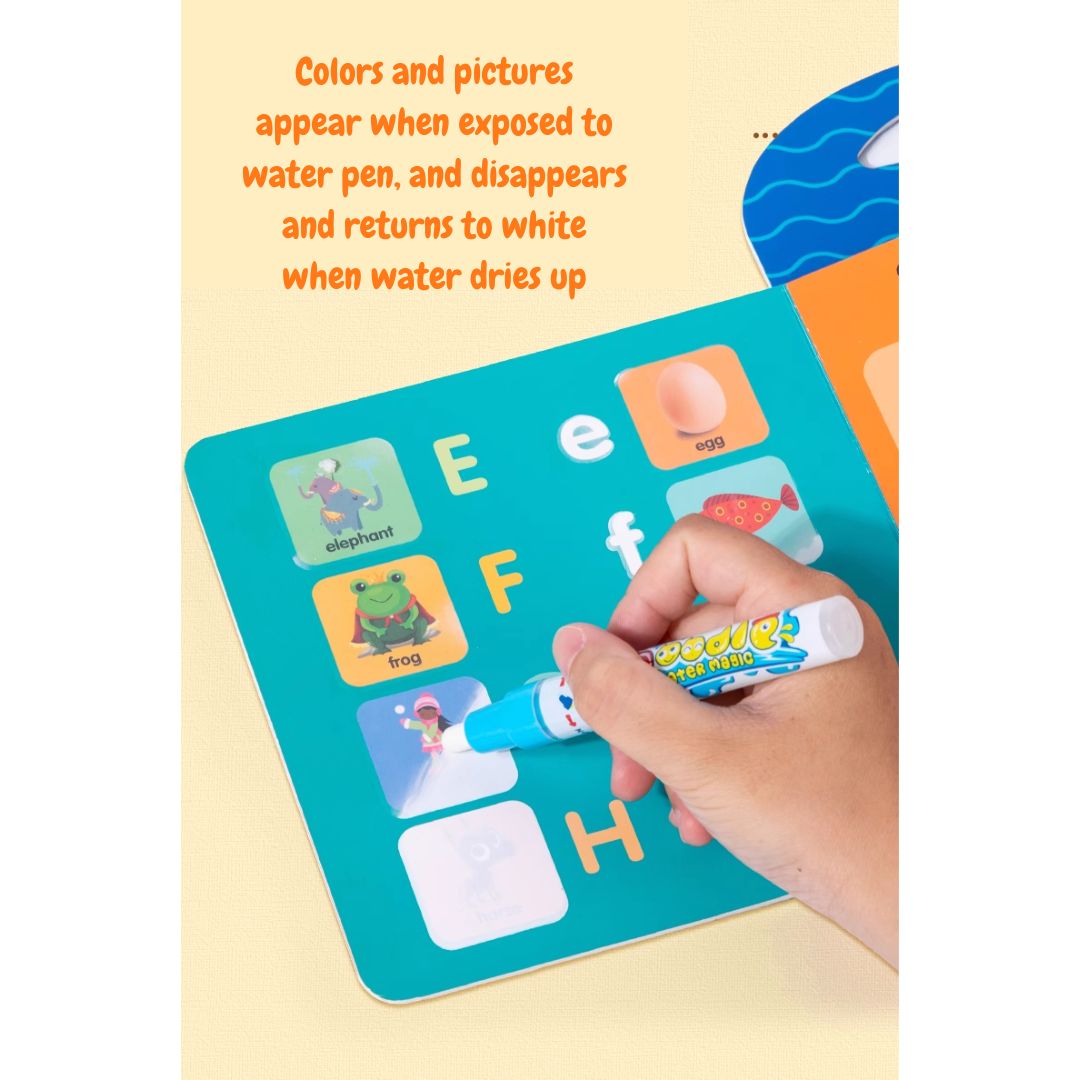 Magic Water Drawing Book (NUMBERS) – Reusable Coloring & Doodle Carry-Along Board Book for Children (Ages 3-5)