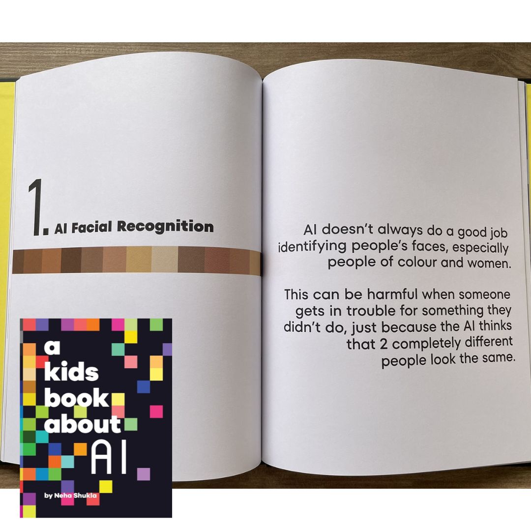 A Kids Book About AI (Artificial Intelligence) brand new Hardcover, with SLIGHT DENTS on book cover