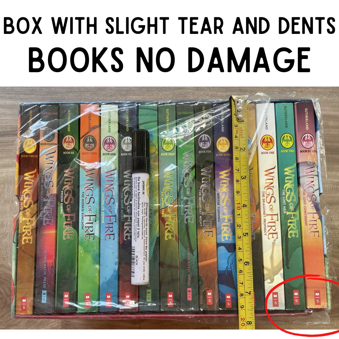 Wings of Fire Boxed Set (15 softcover books) Box with slight dents/folds