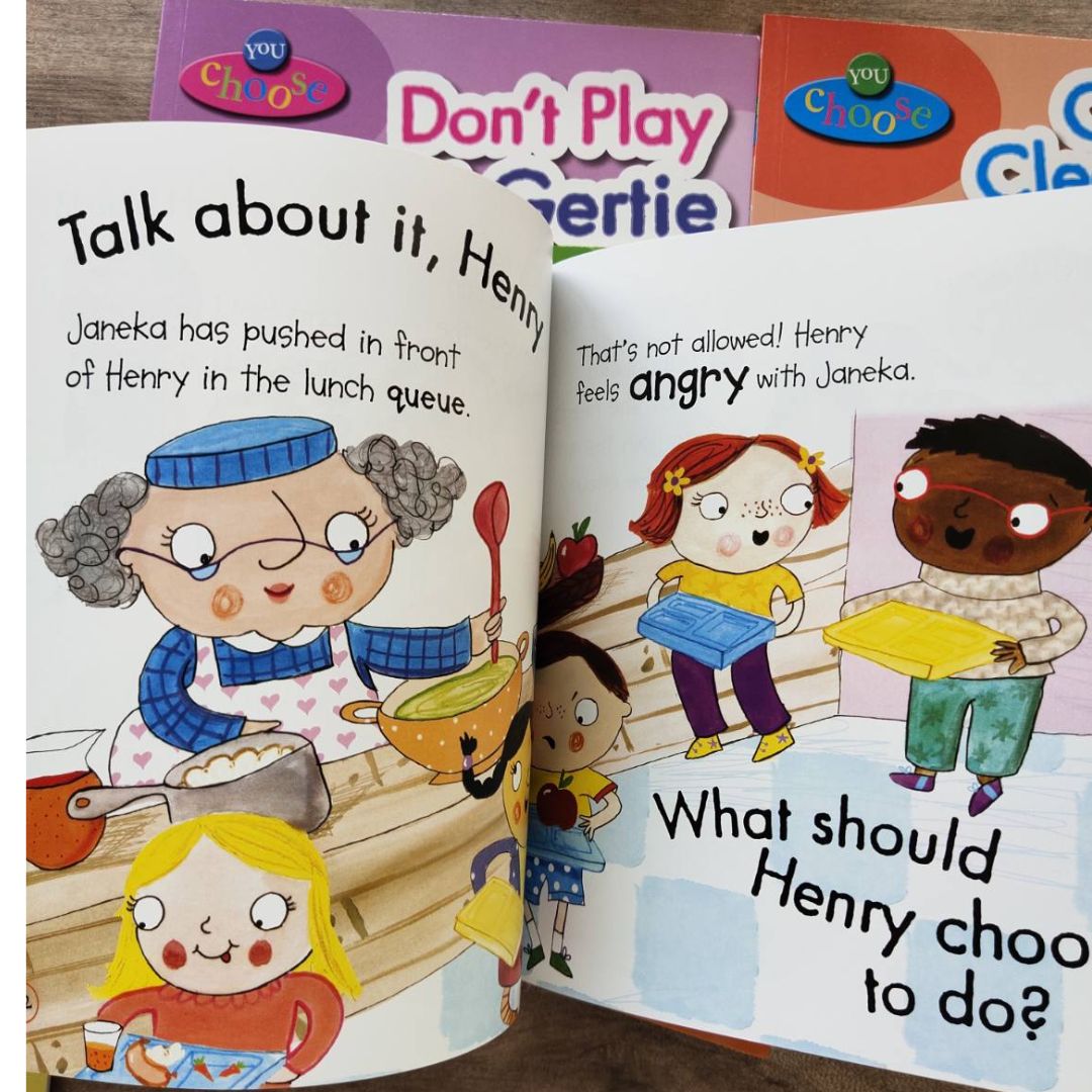 You Choose series (brand new softcover), 32 pages each book, 9 by 8.5 inches