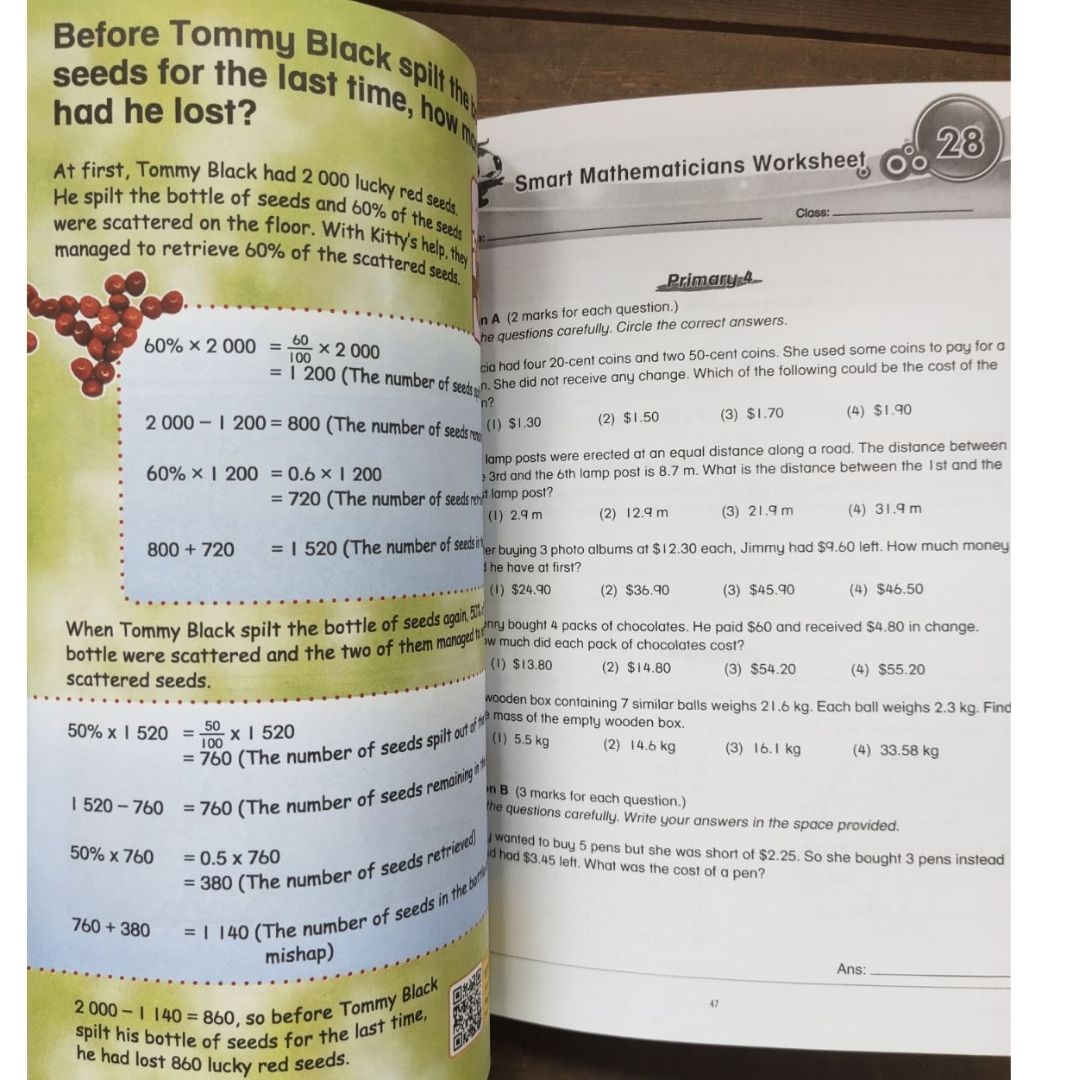 Upper Primary (Grades 4-6) Smart Mathematicians Comics - 10 books Upper Primary (Grades 4-6)