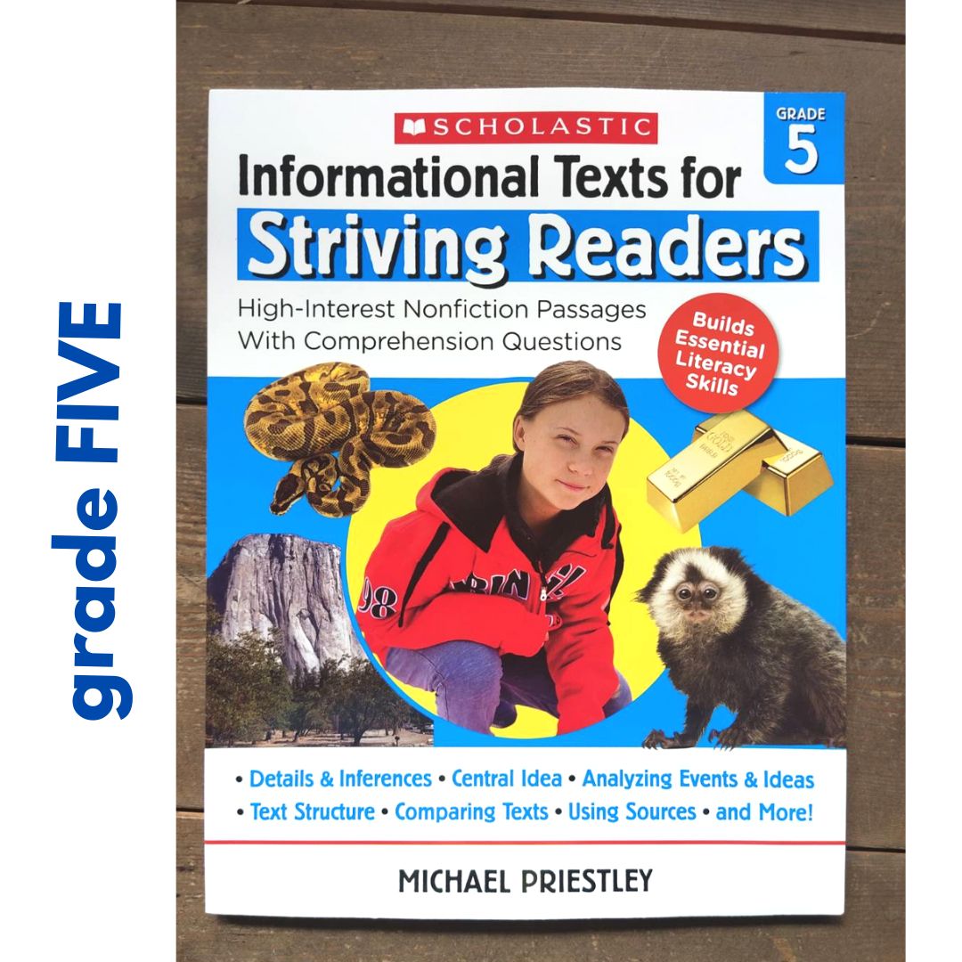 Scholastic: Informational Texts for Striving Readers (Grade 5)