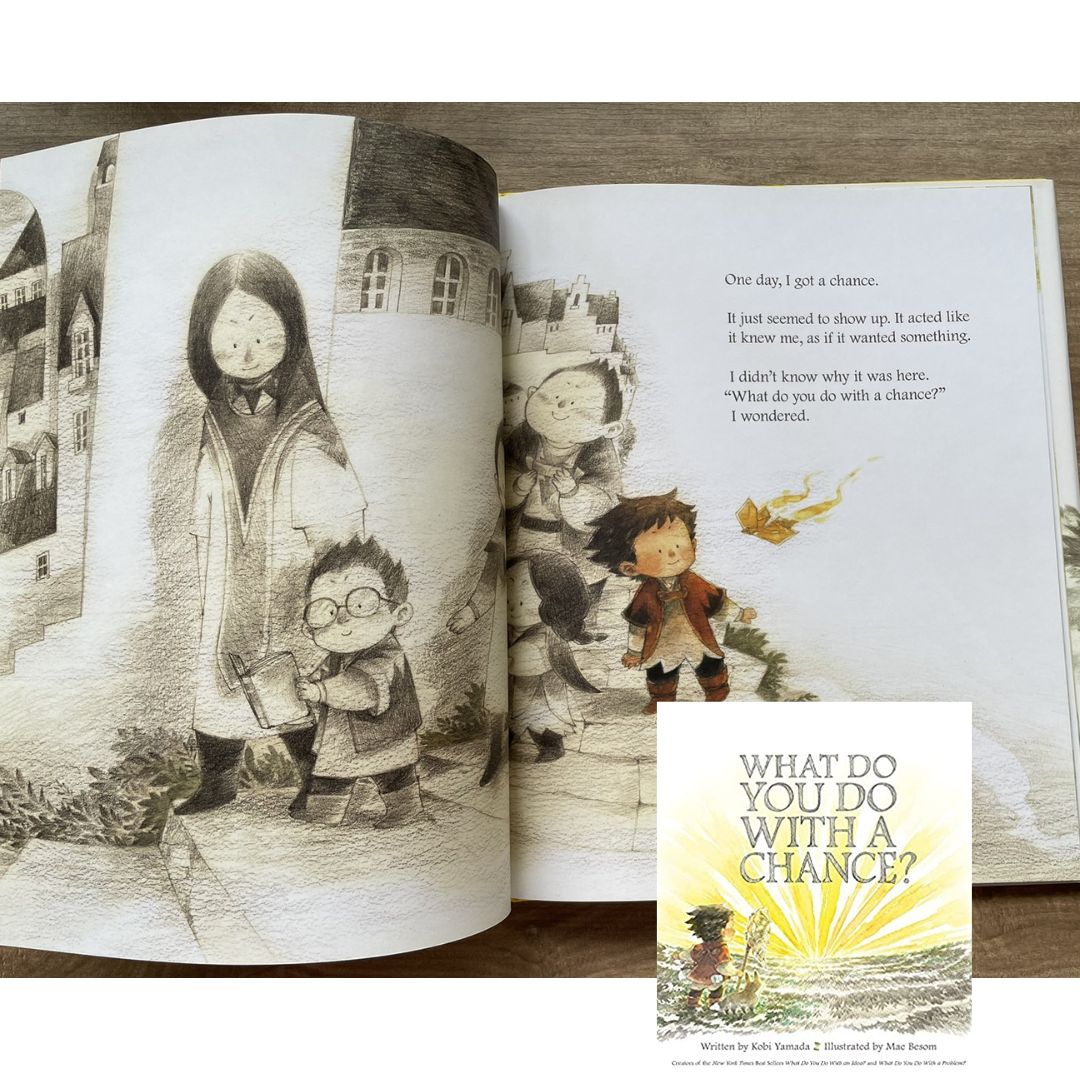 What Do You Do With a Chance? by Kobi Yamada (brand new hardcover, non glossy pages)
