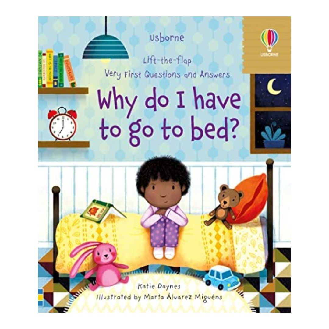 Usborne Very First Questions and Answers Why do I have to go to bed? brand new board book with flaps