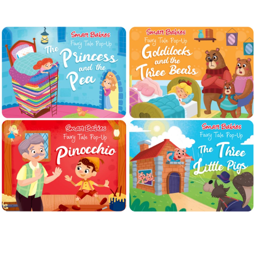 Fairy Tale Pop-Up (Three Little Pigs / Goldilocks / Pinocchio / Princess and the Pea (singles)