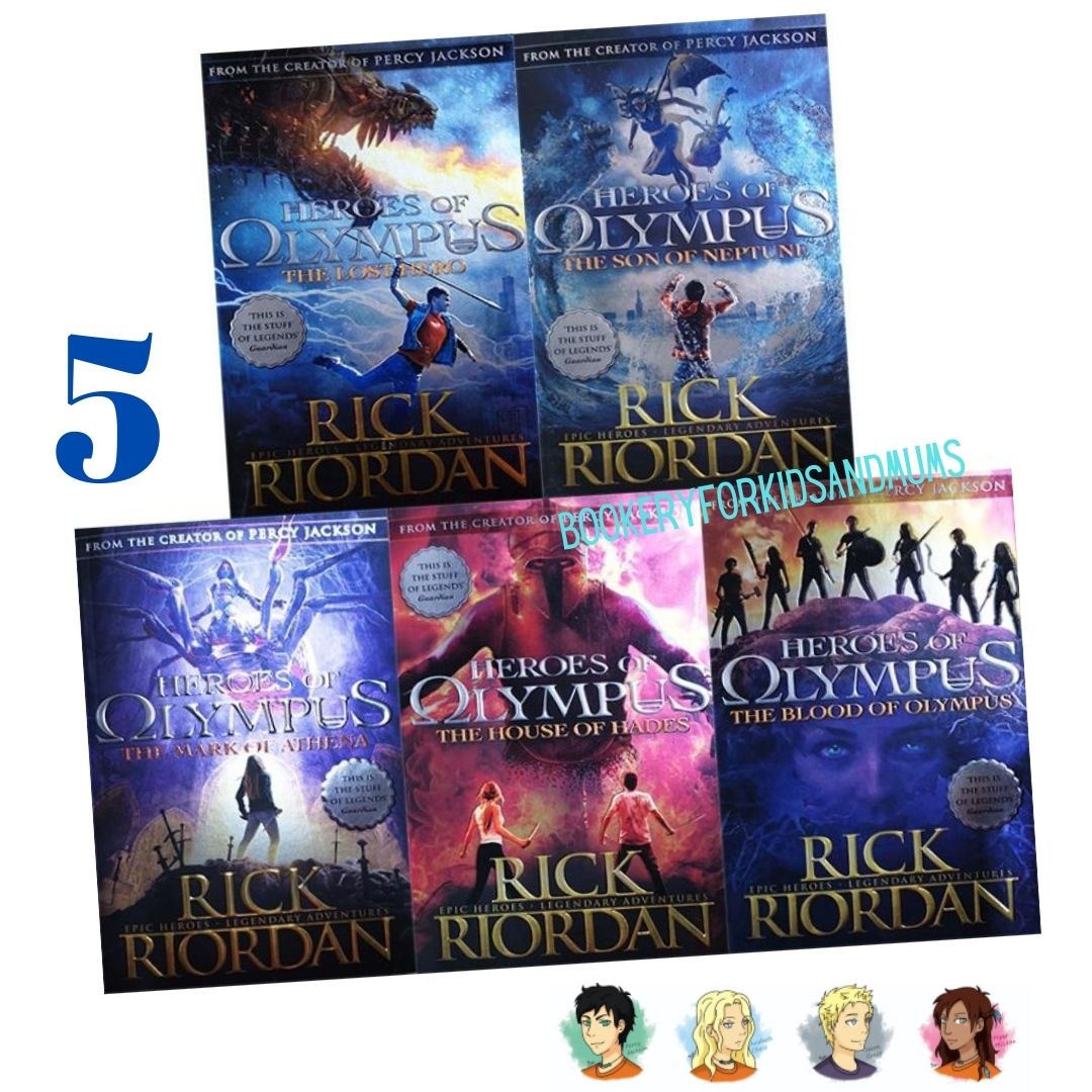 Heroes of Olympus (5 books) brand new softcover no box