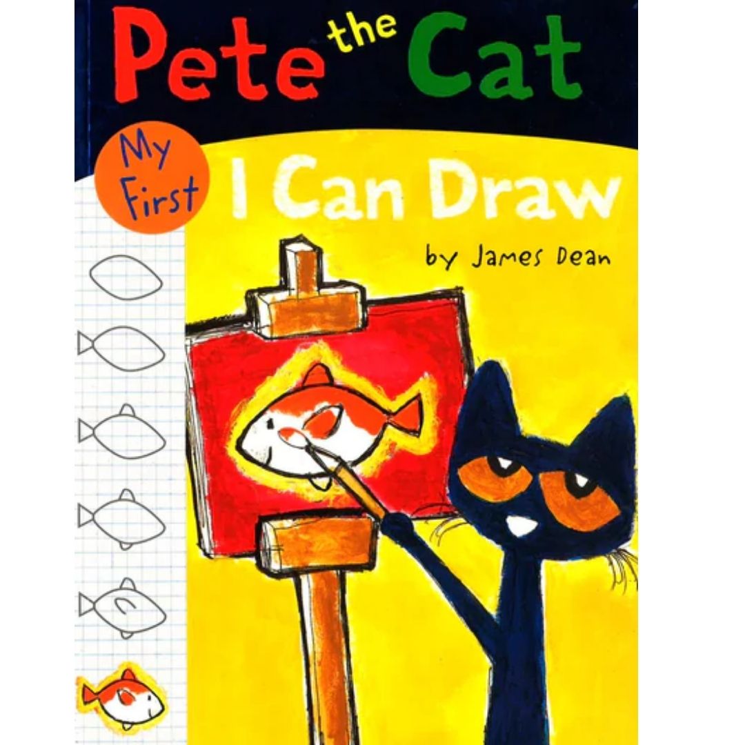 My First: Pete The Cat I Can Draw (with DENTS on book cover)