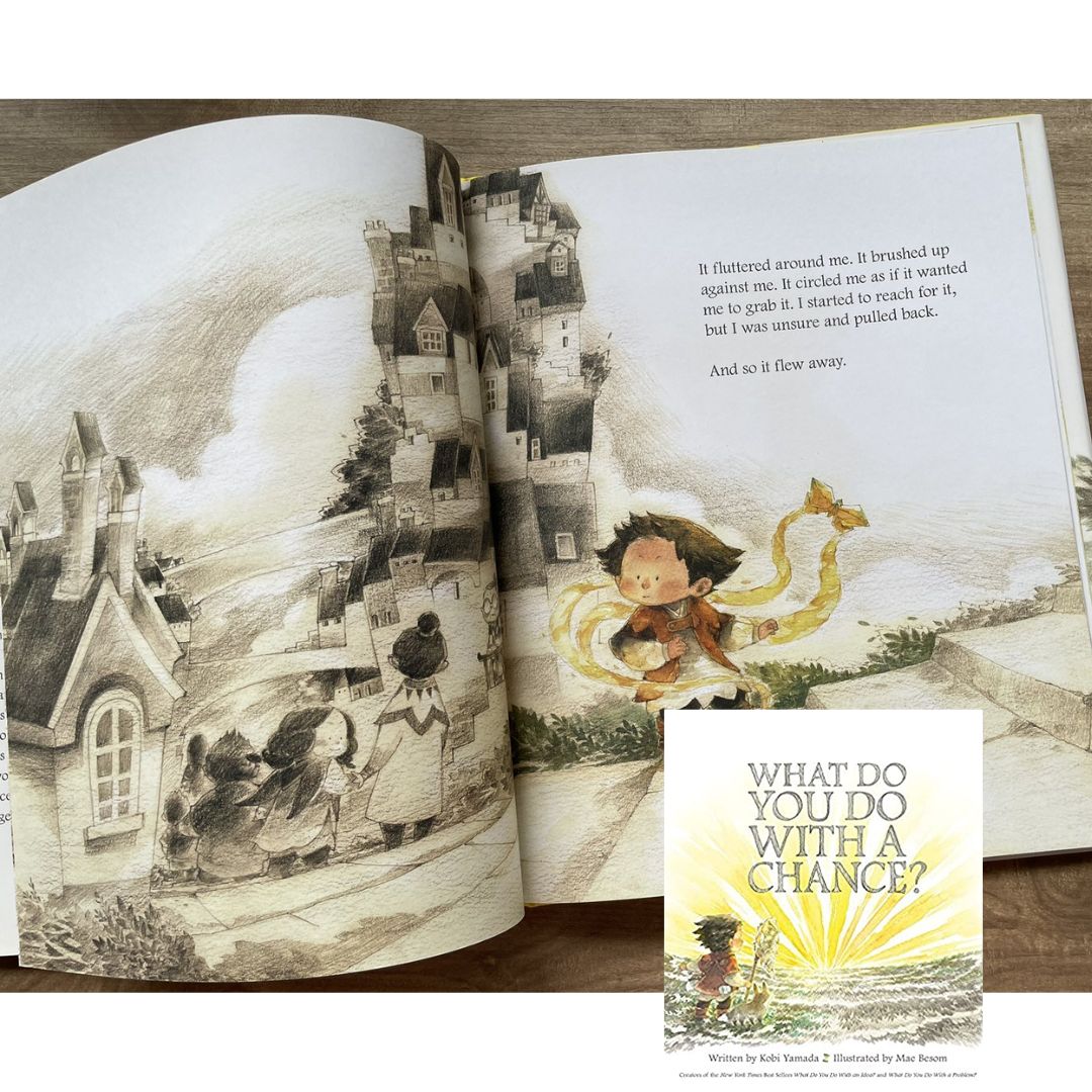 What Do You Do With a Chance? by Kobi Yamada (brand new hardcover, non glossy pages)