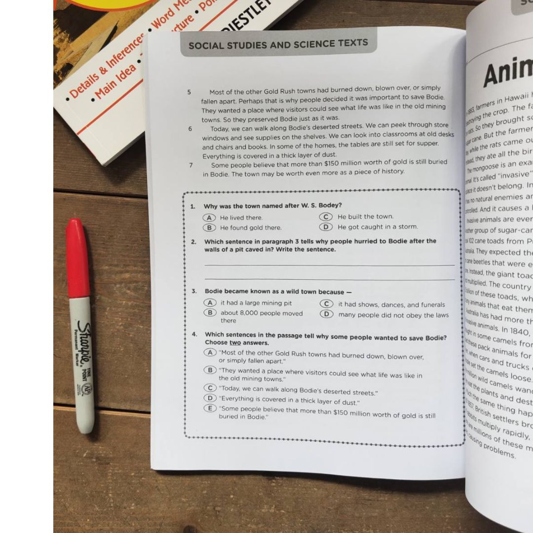 Scholastic: Informational Texts for Striving Readers (Grade 5)
