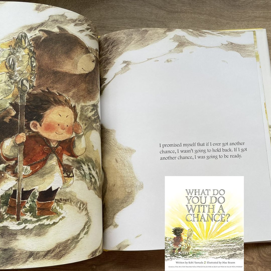 What Do You Do With a Chance? by Kobi Yamada (brand new hardcover, non glossy pages)