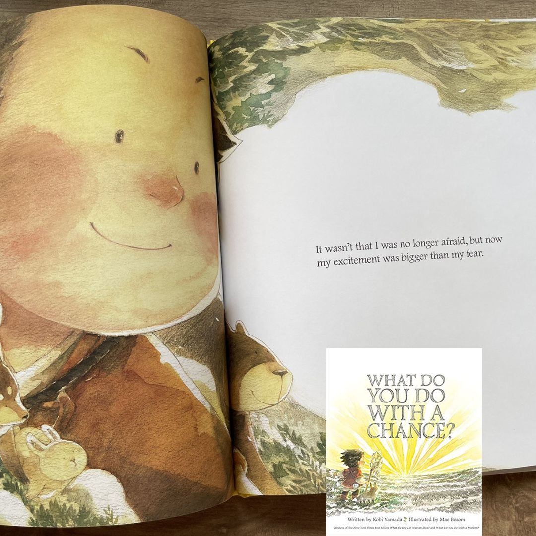 What Do You Do With a Chance? by Kobi Yamada (brand new hardcover, non glossy pages)