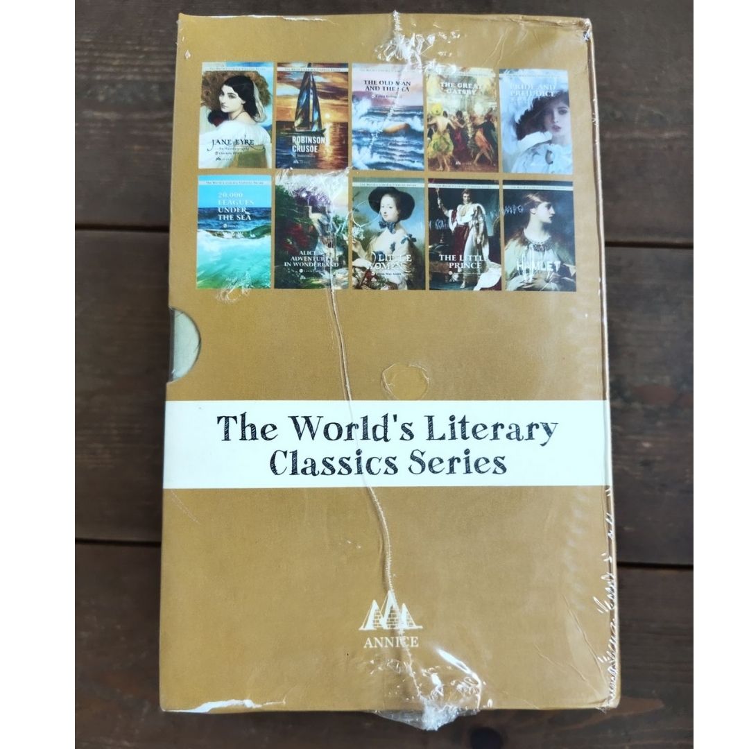 The World's Literary Classic Series (10 books) box with slight dents