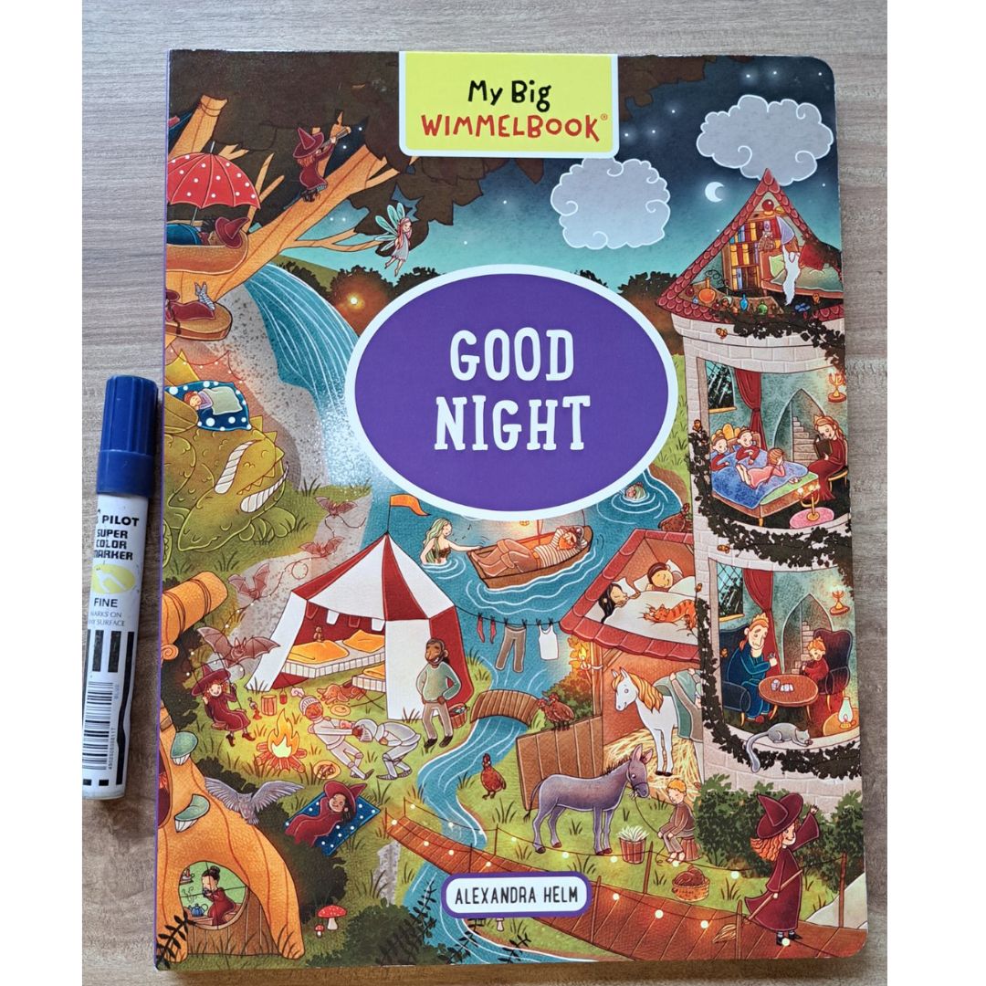 My Big Wimmelbook—Good Night Alexandra Helm (board book)