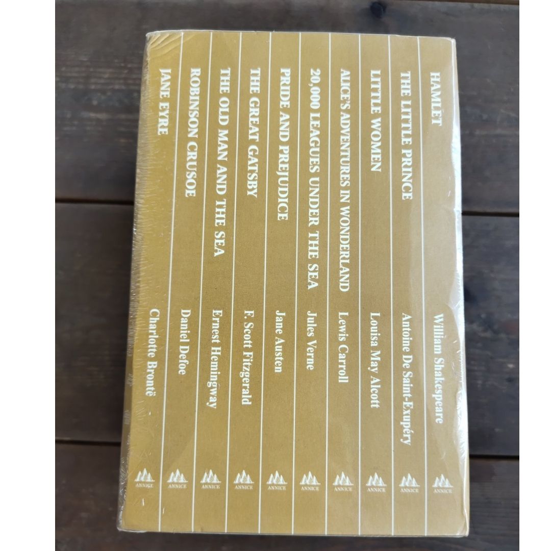 The World's Literary Classic Series (10 books) box with slight dents