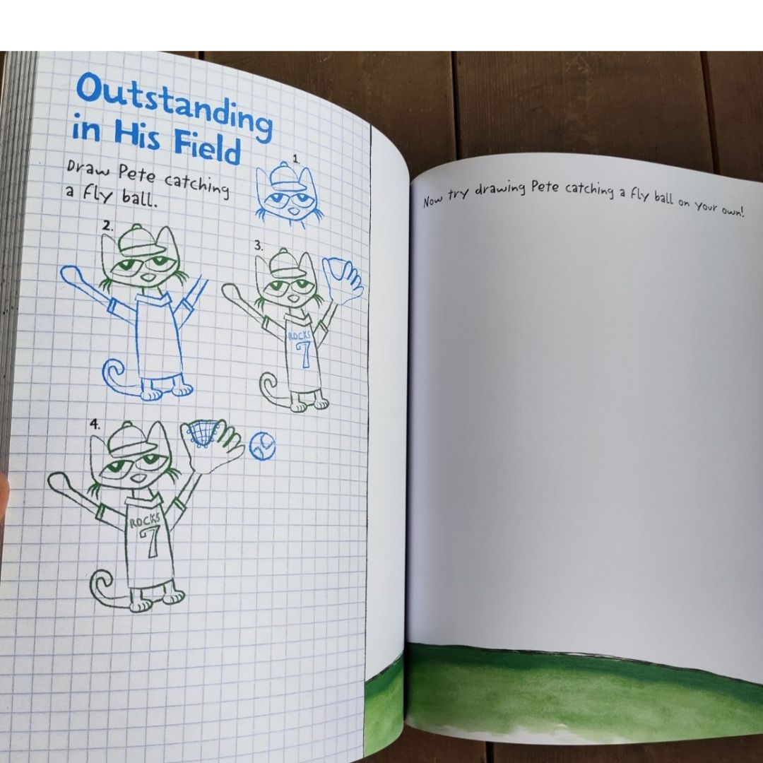 My First: Pete The Cat I Can Draw (with DENTS on book cover)
