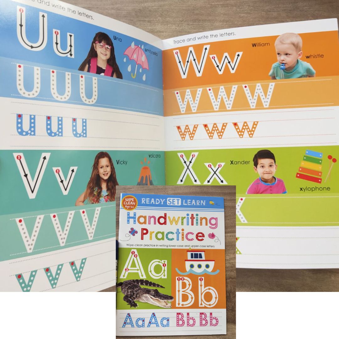 READY SET LEARN Wipe Clean books (10 books)