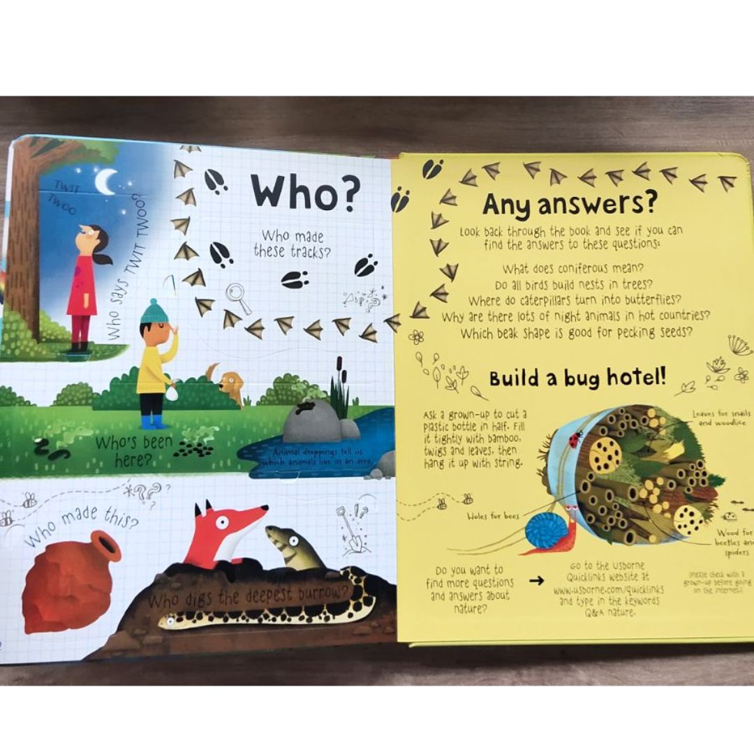 Usborne Questions and Answers About NATURE Lift-the-flap
