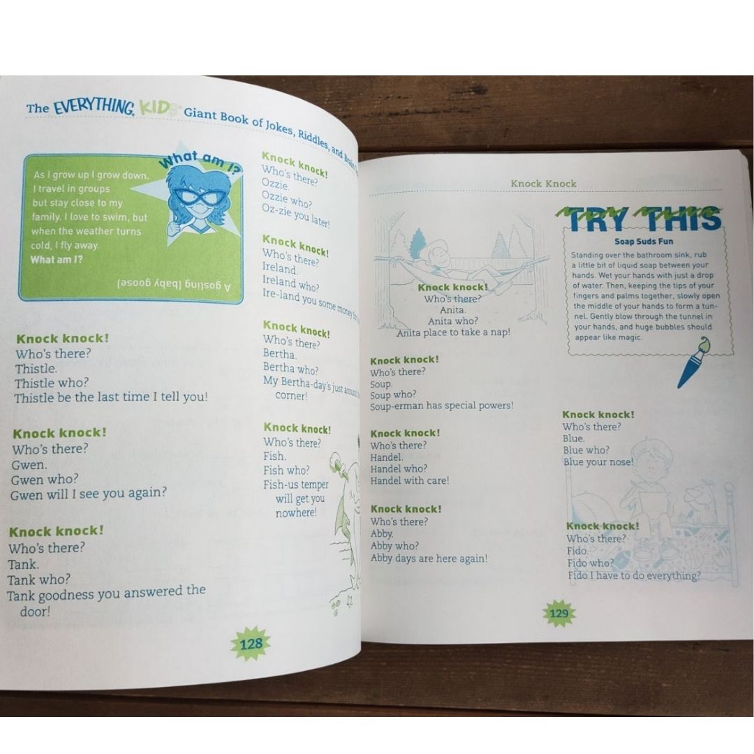 The Everything Kids' Giant Book of Jokes, Riddles, and Brain Teasers (Paperback) by Michael Dahl