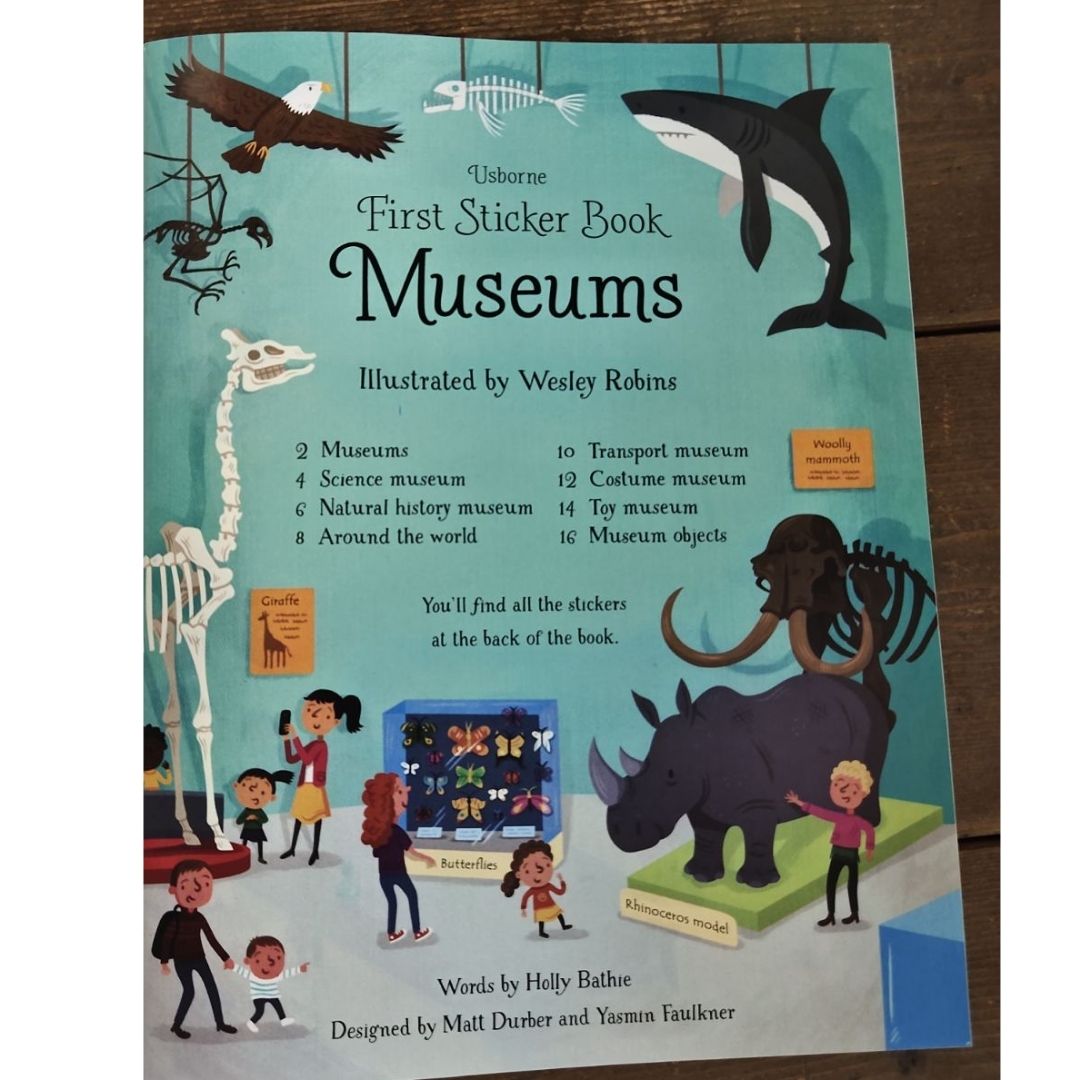 Usborne First Sticker Book (MUSEUM)
