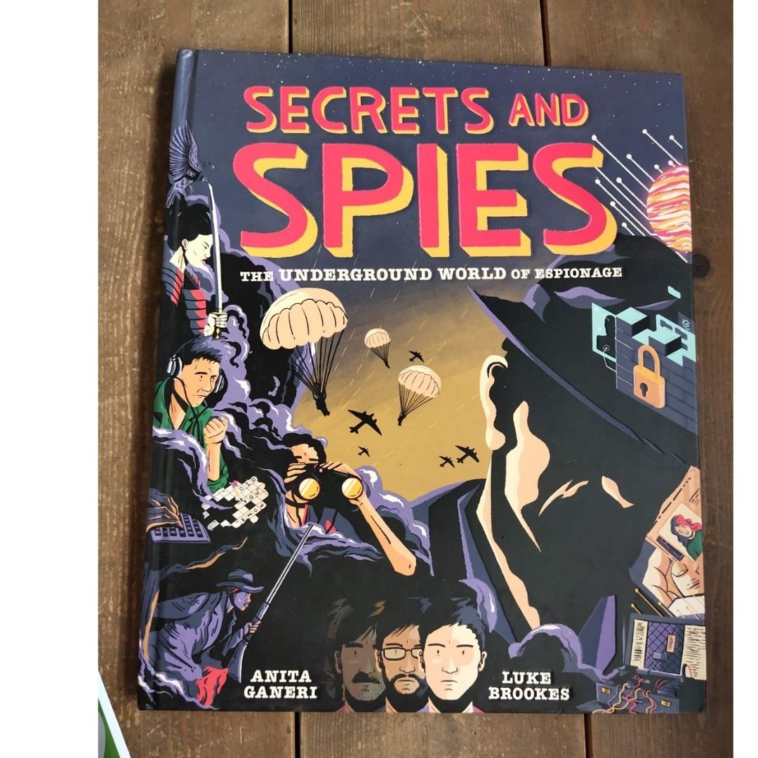 Secrets and Spies The Underground World of Espionage (hardcover) with SLIGHT DENTS on book cover