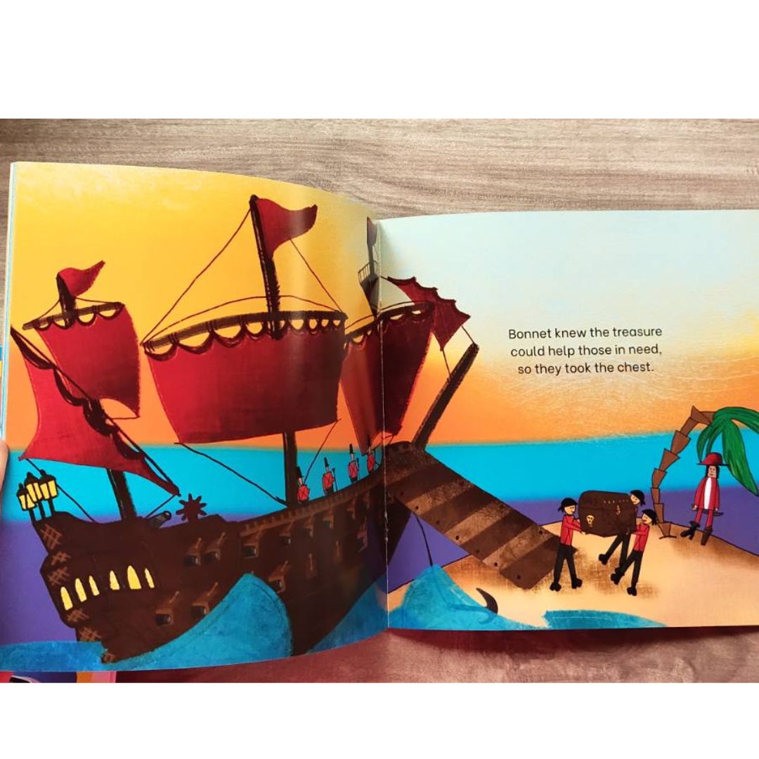 The Crew of the Mighty Red Cuda: A Pirate Adventure for A Good Cause, by a 9-year-old Author and Illustrator