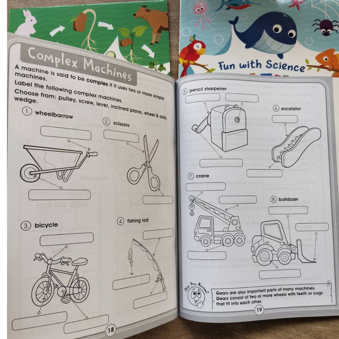 Fun With Science (Amazing Animals, Force and Machines, Plants and Seasons)