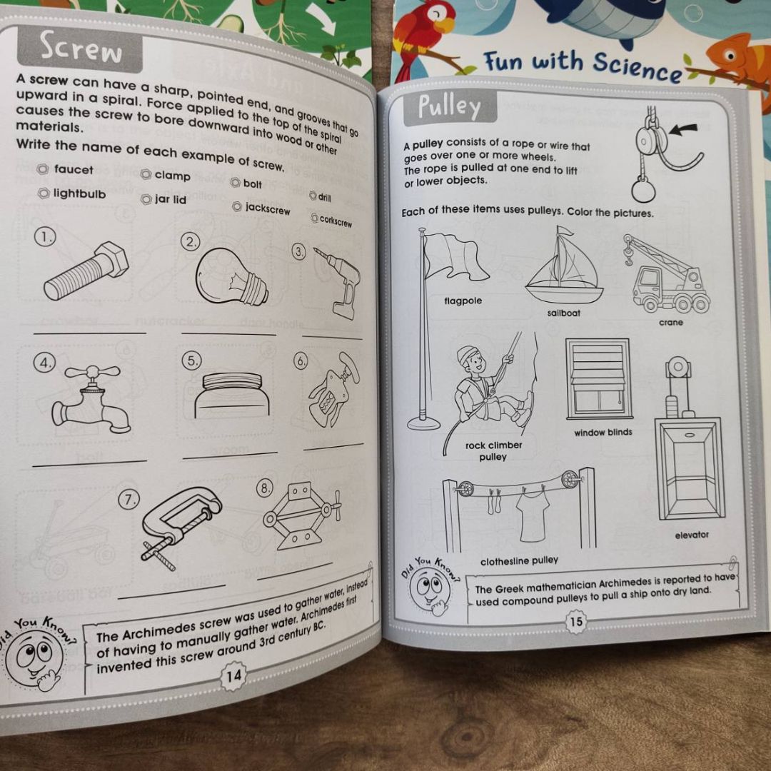 Fun With Science (Amazing Animals, Force and Machines, Plants and Seasons)