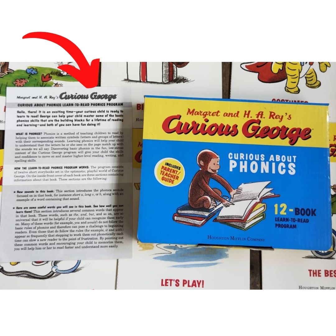 Curious George: Curious About Phonics (12 books) box set