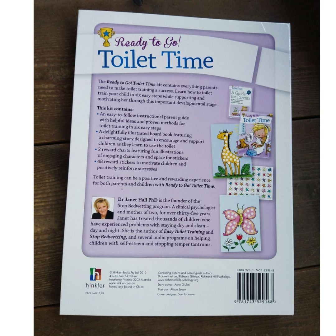 Toilet Time: A Training Kit for GIRLS (Ready to Go!) Board book