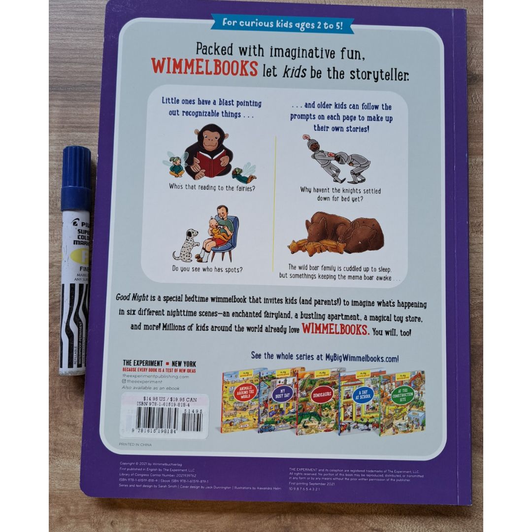 My Big Wimmelbook—Good Night Alexandra Helm (board book)