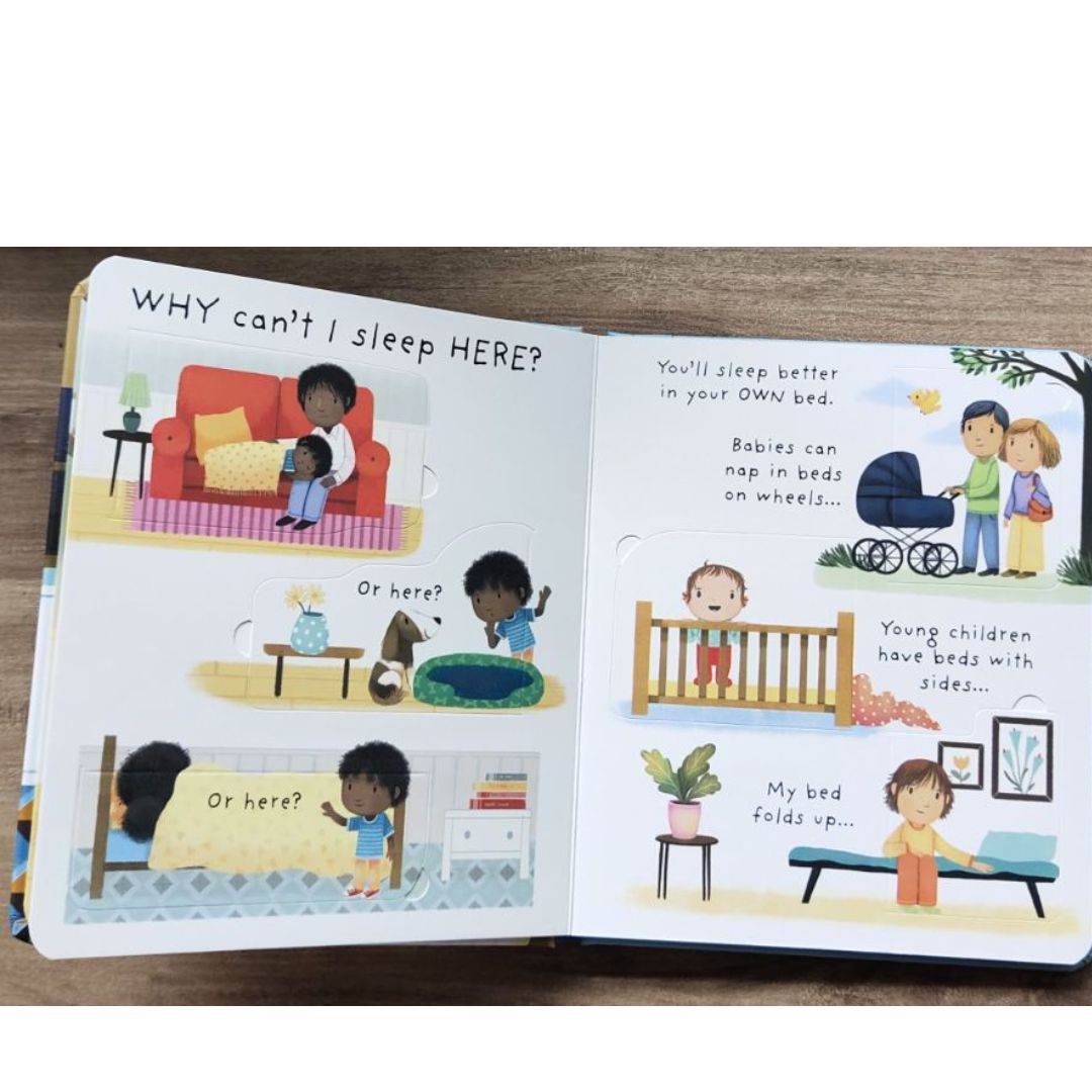 Usborne Very First Questions and Answers Why do I have to go to bed? brand new board book with flaps