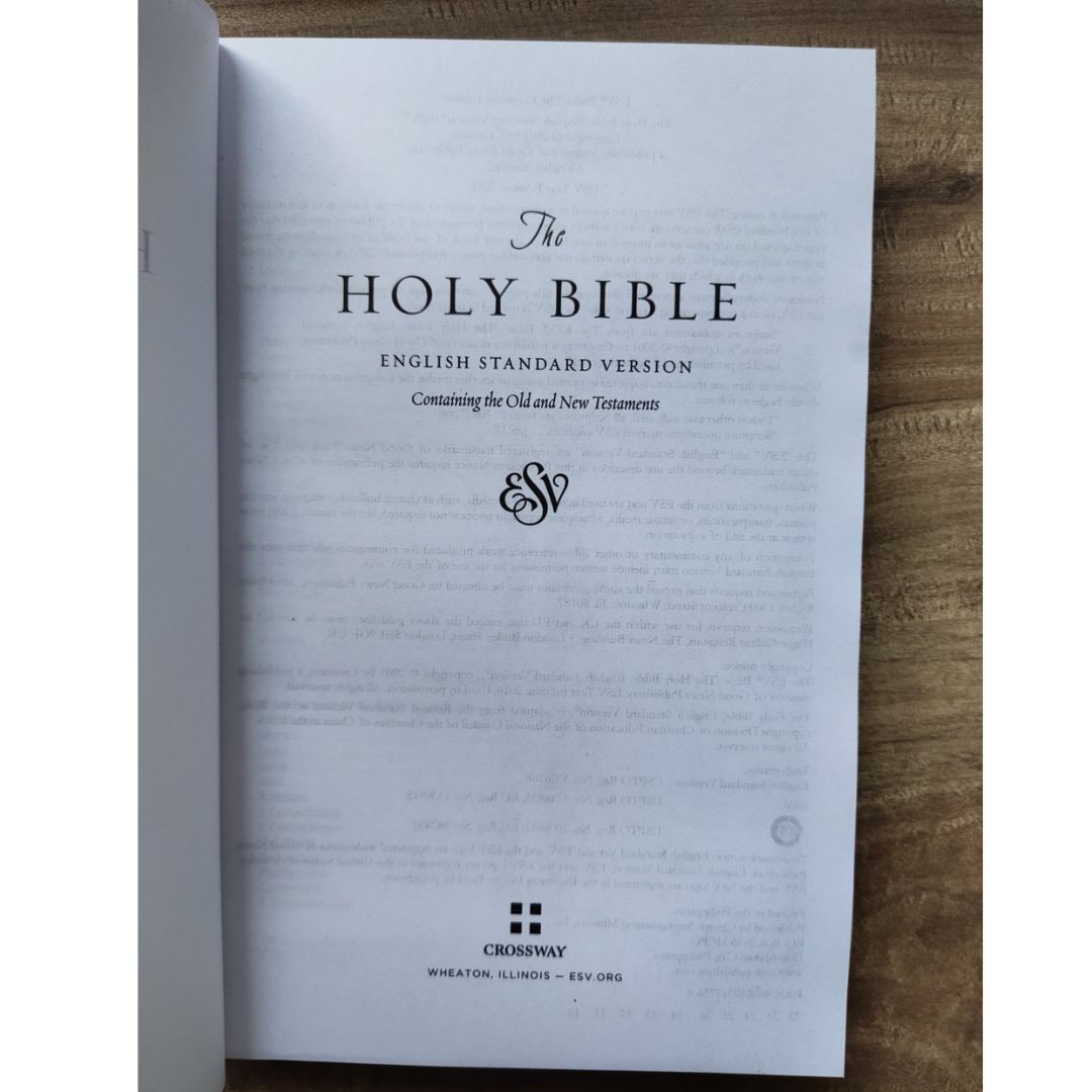 Wedding Bible (English Standard Version / ESV - Old and New Testament) Brand new paperback, 6.25 x 1 x 9 inches