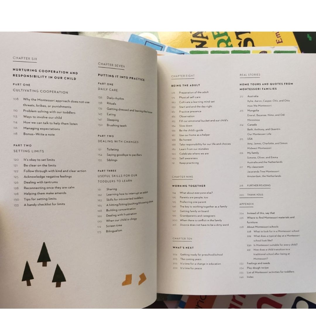 The Montessori TODDLER: A Parent's Guide to Raising a Curious and Responsible Human Being (parenting book)