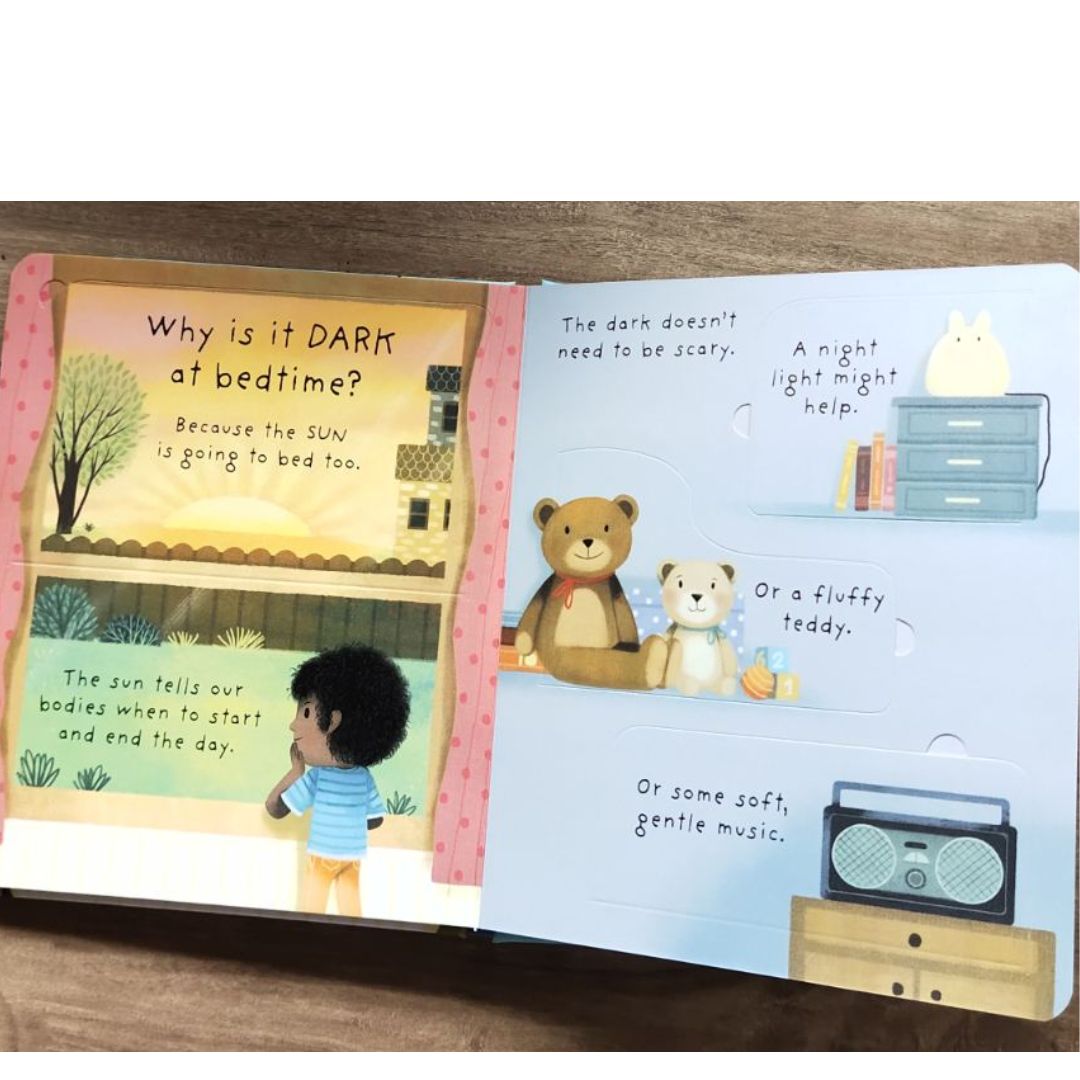 Usborne Very First Questions and Answers Why do I have to go to bed? brand new board book with flaps