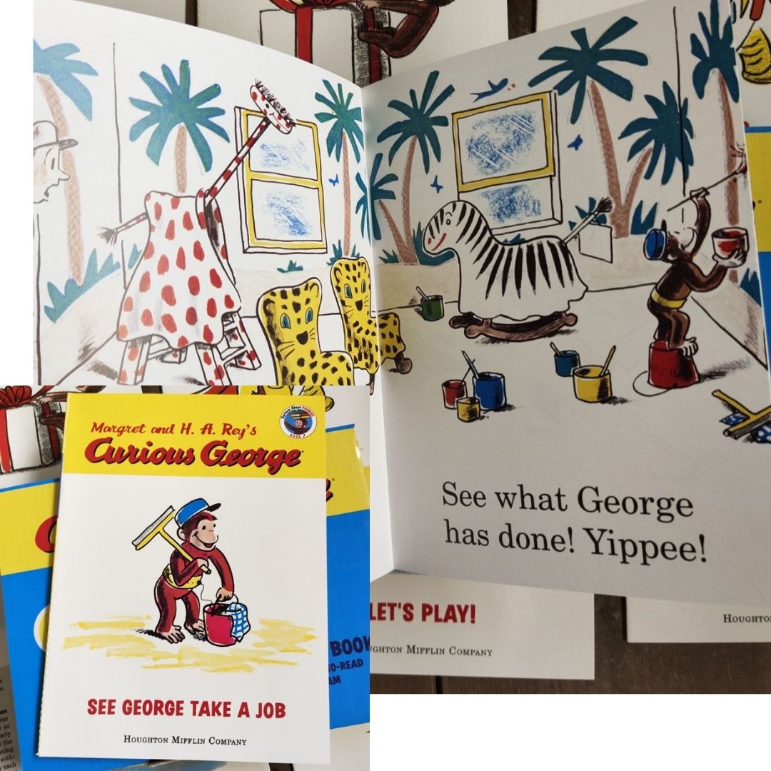 Curious George: Curious About Phonics (12 books) box set
