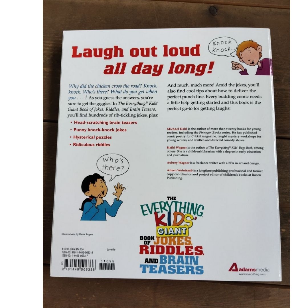 The Everything Kids' Giant Book of Jokes, Riddles, and Brain Teasers (Paperback) by Michael Dahl